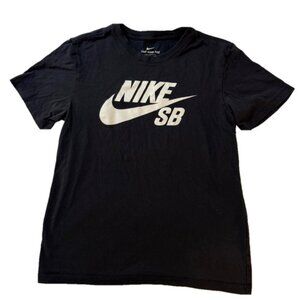 The Nike Tee Nike SB Black Shirt Top Short Sleeves Activewear Youth Boy XL
